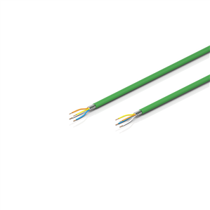 Beckhoff ZB9030 Industrial Ethernet/EtherCAT cable, shielded, PVC, 1 x 4 x AWG26, fixed installation, Cat5, green Turkiye