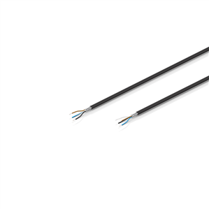 Beckhoff ZB9050-0001 Power cable, halogen-free special mixture, 5 G 40 mm², for fixed Installation, black