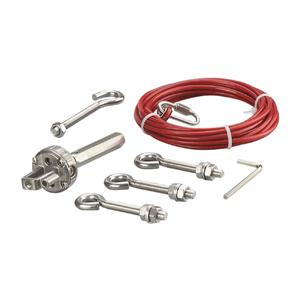 IFM Rope Kit Stainless Steel 100m Güvenli ipli E-STOP için ip gerilim seti