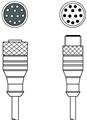 Leuze KDS S-M12-CA-M12-CA-P1-003 Bağlantı kablosu