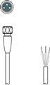 Leuze KD U-M8-3A-T0-020 F+B Bağlantı kablosu