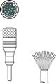 Leuze KD U-M12-HA-P1-050 Bağlantı kablosu
