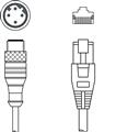 Leuze KSS ET-M12-4A-RJ45-A-P7-020 Bağlantı kablosu