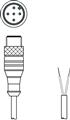 Leuze KS PB-M12-4A-P3-300 Bağlantı kablosu