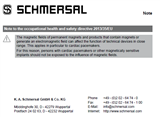 Schmersal Note to the occupational health and safety directive 2013/35/EU