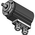 TR Electronic IDV58-00005 IDV-58 1024/36000 INC HTL ZB36 10FL19 2xPGr 2m 12P
