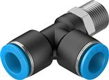 Festo QSTL-3/8-12 T-Çabuk Bağlantı Rakoru