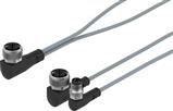Festo NEDV-L2R1-V7-M12W3-K-0.1L1-N-M8W4-0.2R1 Bağlantı kablosu