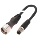 Balluff BCC M57E-M41C-3E-694-PX0C25-010 Çift uçlu kablo setleri