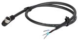 Euchner C-M08F03-02X025PU10,0-ES-098590 Connecting cable with angled plug connector M8, 3-pin, 10m