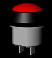 Euchner DRUCKTASTER ROT 1S Pushbutton, not illuminated