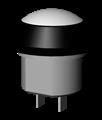 Euchner DRUCKTASTER WEISS 1S Pushbutton, not illuminated