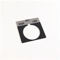 Allen Bradley 800T-X514 30mm 800T HIGH-OFF-LOW Legend Plate