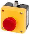 Euchner ES-FB1W-XW1E-LV412Q4MFR-YO-1C2514 Emergency stop ES-FB-XW devices with housing, M12, 5-pin