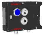 Euchner MGB-L1-APA-AD3A1-S9-R-155999 Locking module MGB-L1-APA, (guard locking by spring force) with 3 pushbuttons, 2 x M12