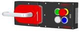 Euchner MGB-L1H-ARA-L-117231 Locking set MGB-L1H-ARA (guard locking by spring force) with 3 pushbuttons, emergency stop