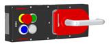 Euchner MGB-L1H-ARA-R-117229 Locking set MGB-L1H-ARA (guard locking by spring force) with 3 pushbuttons, emergency stop