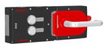 Euchner MGB-L1HE-ARA-R-121087 Locking set MGB-L1HE-ARA (guard locking by spring force) with 2 pushbuttons, incl label carrier