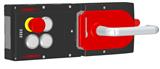 Euchner MGB-L1HE-ARA-R-121393 Locking set MGB-L1HE-ARA, (guard locking by spring force) with 3 pushbuttons, emergency stop