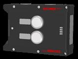 Euchner MGB-L2-ARA-AL2A1-M-L-121174 Locking module MGB-L2-ARA (guard locking by solenoid force) with 2 pushbuttons, incl label carrier