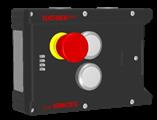 Euchner MGB-L2-ARA-BM3A1-M-R-121222 Locking module MGB-L2-ARA (guard locking by solenoid force) with 2 pushbuttons, emergency stop