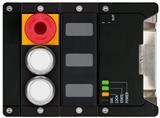 Euchner MGB2-I-MLI-U-YB1A1-LA-R-165563 Interlocking module MGB2-I-MLI (2 pushbuttons, emergency stop, door hinge on right)