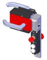Euchner MGBS-P-L2HE-AR-U-L-SH-164689 MGBS set AR, M23, emergency stop, 2 pushbuttons, with escape release, door hinge on left