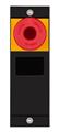 Euchner MSM-1-P-CA-B0Q000-I2-167267 Submodule MSM-1-P (illuminated emergency stop, slide-in label)
