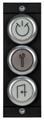 Euchner MSM-1-P-CA-PPP-M3-172054 Submodule MSM-1-P (3 illuminated pushbuttons with symbol)