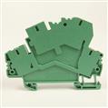 Allen Bradley 1492-LDG4 Two-Circuit Block with 1 Feed-Through and 1Ground Circuit