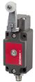 Euchner NZ2HB-511SVM5L060GE Safety switch NZHB, lever arm with plastic roller, plug connector SVM5