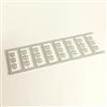 Allen Bradley 1492-MWC4-21 Snap-In Wire Marker Card