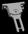 Euchner RADIUSBETAETIGER-P-LRN Hinged actuator, left/right, for safety switch NP/GP/TP, increased overtravel