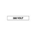 Cabur ETPC107 Warning labels