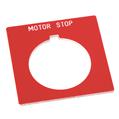 Allen Bradley 800H-W373 30mm 800H EMERGENCY STOP Legend Plate
