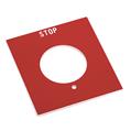 Allen Bradley 800H-Y50 800H PB STOP Standard Legend Plate