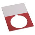 Allen Bradley 800T-X621J 30mm 800T Red Blank Jumbo Legend Plate