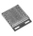 Pepperl+Fuchs REF-H50 Reflector, rectangular 51 mm x 61 mm, mounting holes, fixing strap