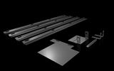 Rittal SK 3313.612 SK fırça şerit seti, LCU CW için, 800 mm genişlik ve 2000/2200 mm yükseklik için uygun