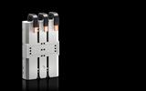Rittal SV 9635.110 SV CB component adaptor 160 A, 690 V (AC), 600 V (DC), 3-pole WH: 90 x 160 mm, mounting distance 30 mm