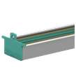 Pepperl+Fuchs UPR-03-M Universal Power Rail with end caps and cover, 3 conductors, length: 1,6 m