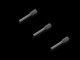 Rittal AS 4051.641 Kablo uç yüksükleri, kablo montajı için, 075 mm², AWG 18, gri, 10 mm, dökme (10'lu paket – her birinde 100 adet), 1000 adet