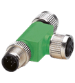 Pepperl+Fuchs V15S-TEE-V15 T-Splitter M12 socket to M12 plug / M12 socket 5-pin A-coded