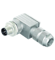 Pepperl+Fuchs V1S-W-ABG-PG9 Male connector M12 angled A-coded 4-pin, for cable diameter 5 - 8 mm, shielded, field-attachable
