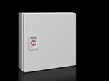 Rittal KX 1546.000 KX E-Box, GYD: 200x200x80 mm, çelik sac, montaj plakalı, kapılı