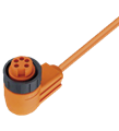 Pepperl+Fuchs V95-W-5M-PVC Female cordset, 7/8