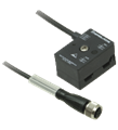 Pepperl+Fuchs VAZ-2T1-FK-G10-5M-PUR-V1-G Splitter box G10, AS-Interface and auxiliary voltage to 1 x M12 round connector