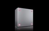 Rittal KX 1565.000 KX terminal kutusu, GYD: 200x200x120 mm, paslanmaz çelik 14301, montaj plakasız, kapaklı, hızlı kilit ile