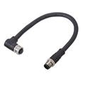 Keyence OP-88826 Conversion cable for power and I/O cable, M12 12-pin, Right-angled