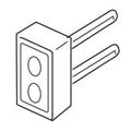 Keyence OP-26500 Adapter A for f13 Fiber Unit
